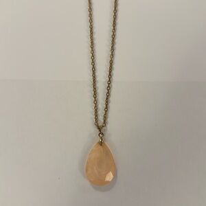 Kohl's Pink Teardrop Pendant Necklace